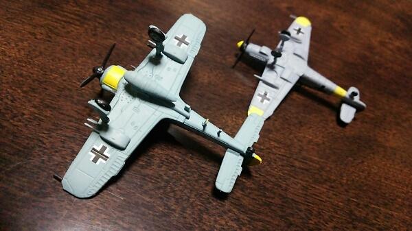  Gacha Gacha Fw-190 Me-109