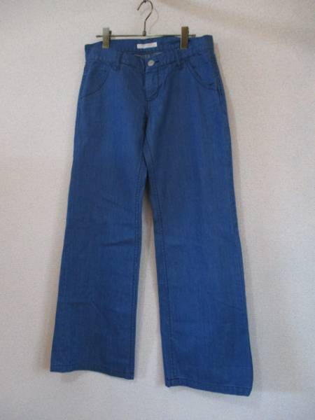 LOWRYSFARM wide Denim pants (USED)82316