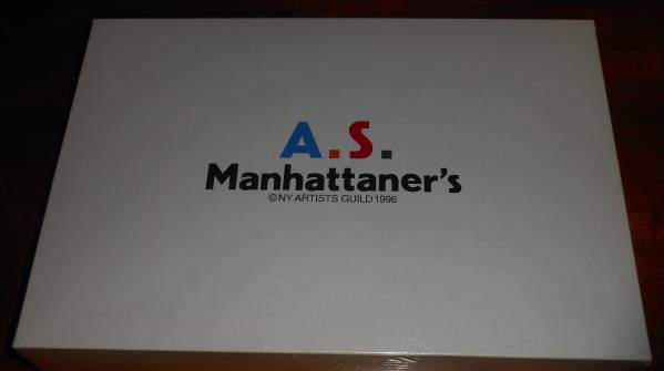 ★COOL WITTY & DOGGY! フェイス タオル A.S.Manhattaner's 2枚 箱入 未開封_画像2