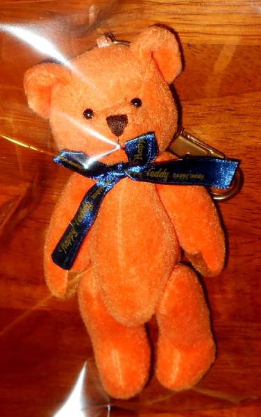 ★ハッピーテディベア Happy Teddy Bear マスコットホルダー 1個