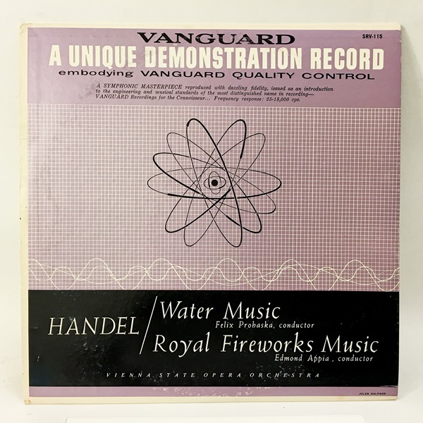 ◇WATER MUSIC / HANDEL / VIENNA ORCH◇VANGUARD 深溝