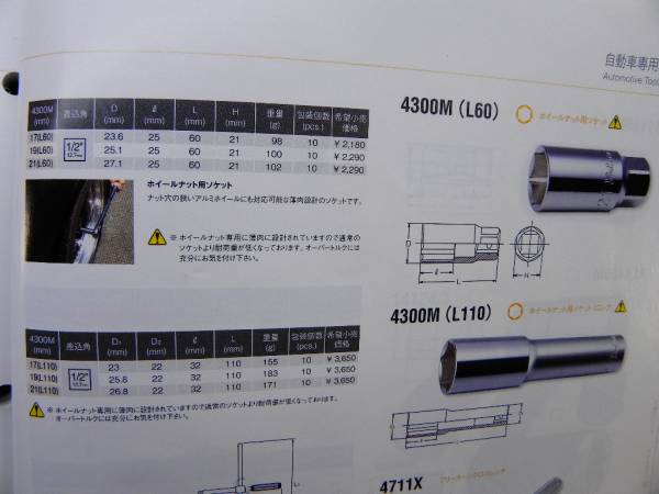 ko- ticket 1/2(12.7) light meat long wheel socket wrench 17mm Ko-ken 4300M-17(L110)