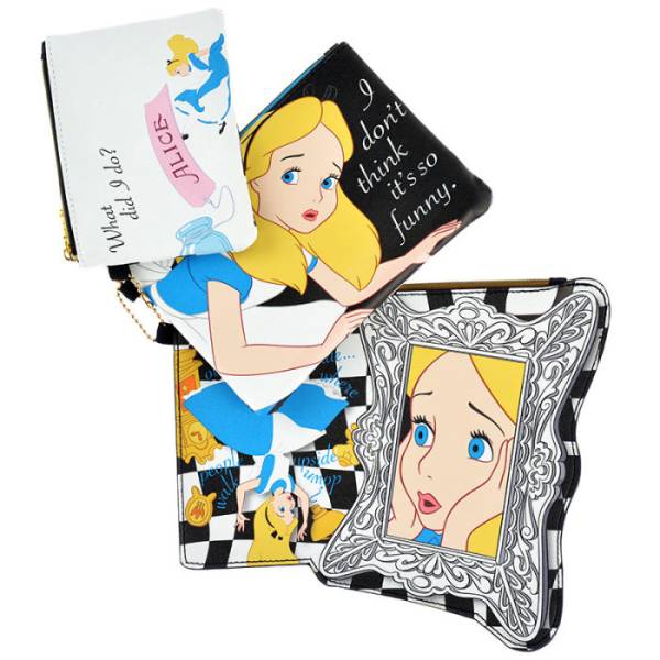  Disney mystery. country. Alice pouch case Alice Disney store pouch 