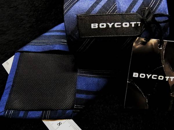 ##SALE④#N2040 Boycott. полоса тканый галстук 