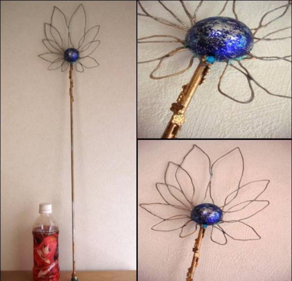  Halloween cosplay Mai pcs photographing etc. Mahou Tsukai fancy dress cane feather . star motif blue 