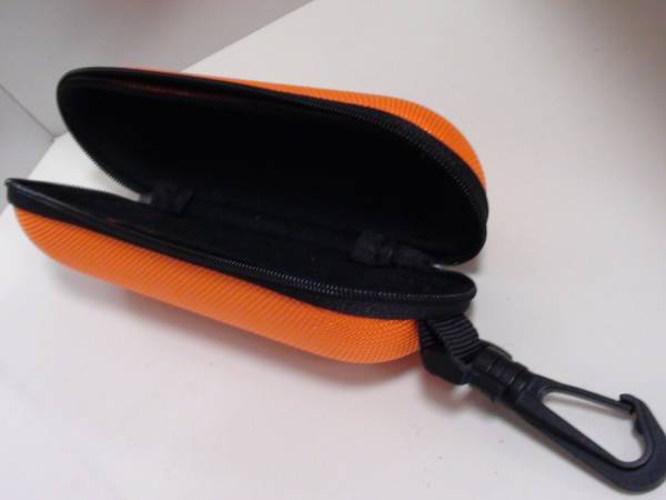  urethane glasses case new goods unused orange fastener type hook attaching 