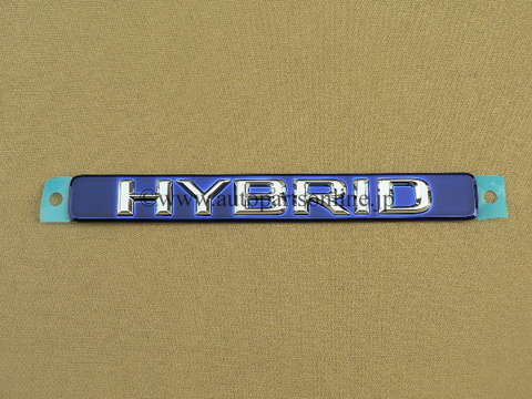 2個 HYBRID EMBLEM エンブレム レクサス LEXUS 12 x 140mm パーツ genuine parts US 北米 仕様 海外 トヨタ 純正 部品 リア リヤ_在庫確認してください
