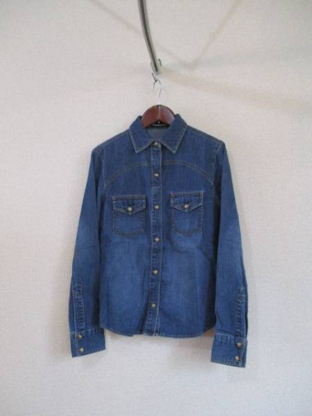 EXPRESSJEANS長袖デニムシャツ（USED）62216_画像1