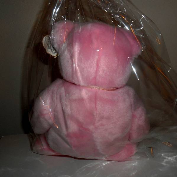 *Ty Beanies мягкая игрушка медведь розовый 1 шт с биркой 