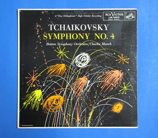 ◆TCHAIKOVSKY SYMPHONY NO.4/MUNCH ◆VICTOR 米 深溝