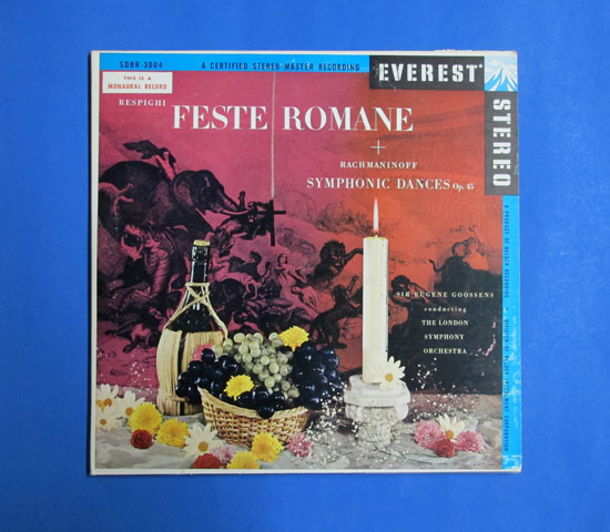 2枚組 ◆FESTE ROMANE/RACHMANINOFF◆EVEREST 米 STEREO