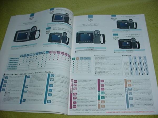即決！1996年11月　シャープ　ビデオカメラ　総合カタログ