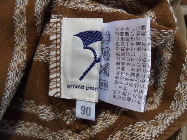 美品★アーノルドパーマー、レナウン★茶色水玉ワンピース★90