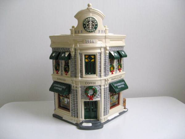 1995年 米國 DEPT56 スターバックス コーヒーショップ 送料無料