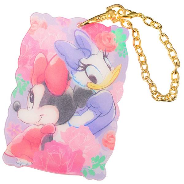 Disney магазин ( minnie & Дэйзи * точка ) карта * чехол для пропуска ( Minnie Mouse & Дэйзи dag) чехол для пропуска * футляр для карточек 