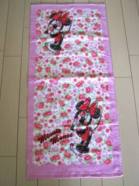 8.[ new goods ] Disney minnie face towel 