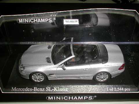 PMA 1/43 Mercedes メルセデス Benz ベンツSLクラス 2007 (シルバー)　_画像1