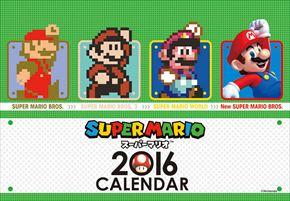 *=2016 year / calendar / desk super Mario /CL-73/ new goods 