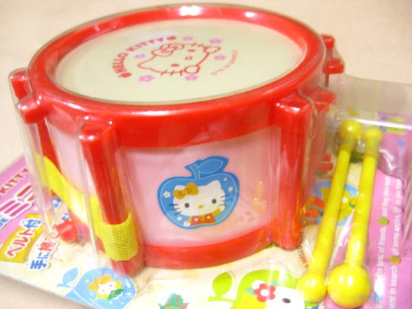  postage 290 jpy * Mini drum [ Hello Kitty ]