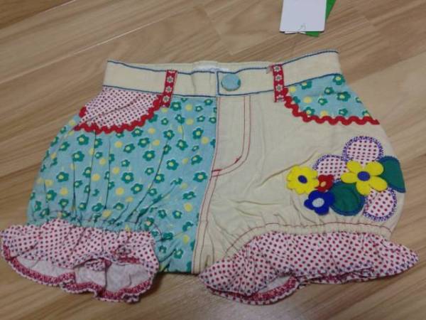  new goods Boo Foo Woo patchwork pattern pumpkin short pants 110 8295 jpy 