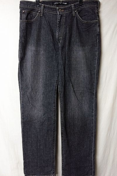 ◆Wrangler ラングラー W0433 ストレッチブラックデニム◆W36◆_画像1