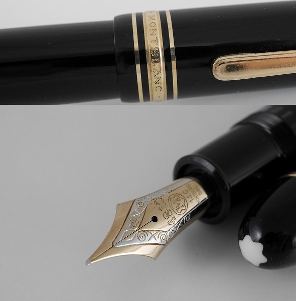 モンブラン MONTBLANC MEISTERSTUCK 149 万年筆 14C中金 F_画像3