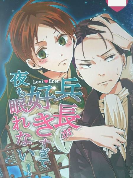 進(jìn)撃の巨人同人志★リヴァエレ長(zhǎng)編小説★純情カタストロフ?！副L(zhǎng)～」后日談本付2冊(cè)セット