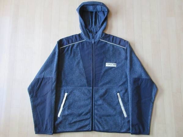 90's DKNY TECH SYSTEM フード フリース ジャケット S ダナ?キャラン?ニューヨーク テック システム NYC パーカー フーディー ブルゾン