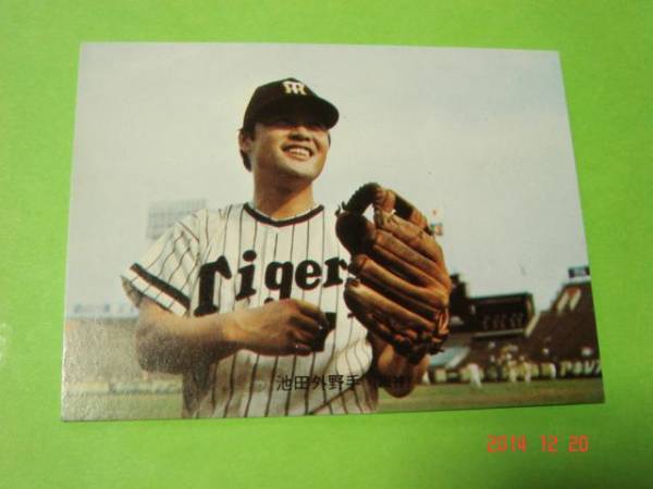 激レア カルビー73年 ホームラン・カード (池田／阪神) 極美品