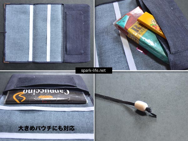 [巻きタバコ用ロールアップポーチやペンケースに人気] SEDITIONARIESプリント(BL) 送料無(wú)料