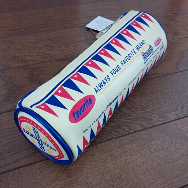 文具店在庫品☆ぺんてる【パーソンズ】ソフトペンポーチ(青)☆