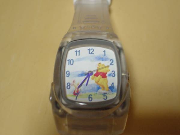  antique DISNEY Pooh. wristwatch rectangle 