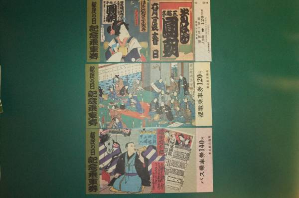 都民の日記念乗車券（都営地下鉄）　昭和58年　未使用品_画像2
