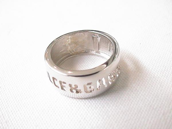 Dolce &amp; Gabbana * Удаление логотипа / серебряное кольцо * 16 * Кольцо