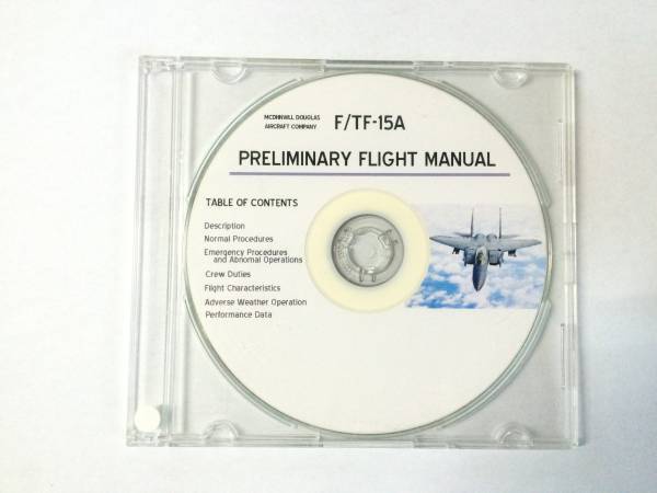 ♪ F-15A イーグル 予備フライトマニュアル　DVD_画像1