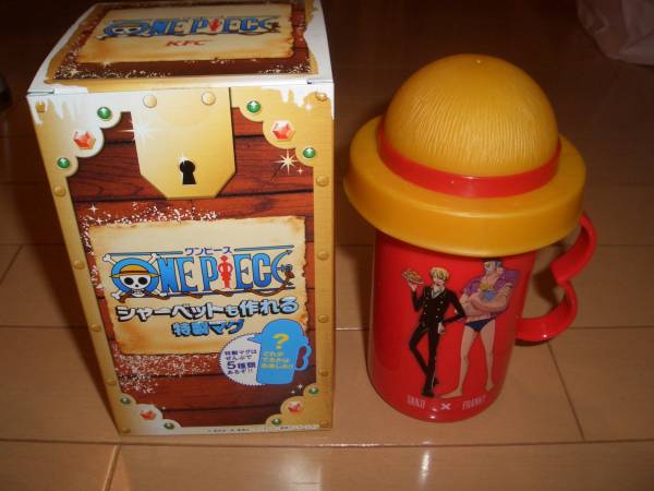 * prompt decision! unused ticket Tackey One-piece Special made mug Sanji Franky 