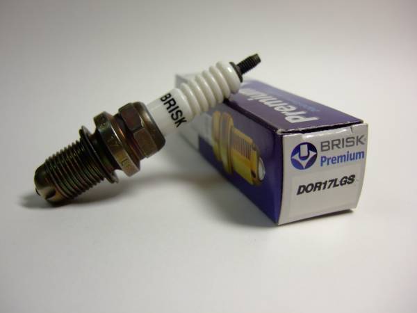 BRISK ブリスク スパークプラグ DOR17LGS×4本 @1,000円 ネジ型 NGK BCPR5 送料無料_画像1