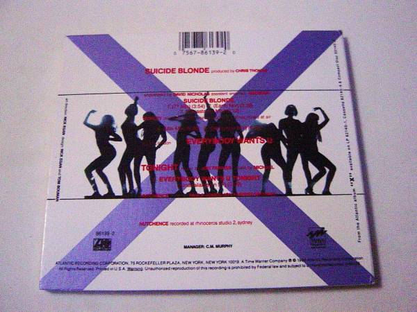 Maxi CD INXS(インエクセス)「Suicide Blonde」デジパックUS盤_画像2