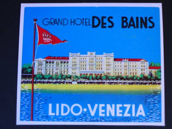 ▽▼11802▼▽＜LABEL＞ダルトン*オールドホテルラベルズ＠GRAND HOTEL DES BAINS＊VENEZIA_画像1