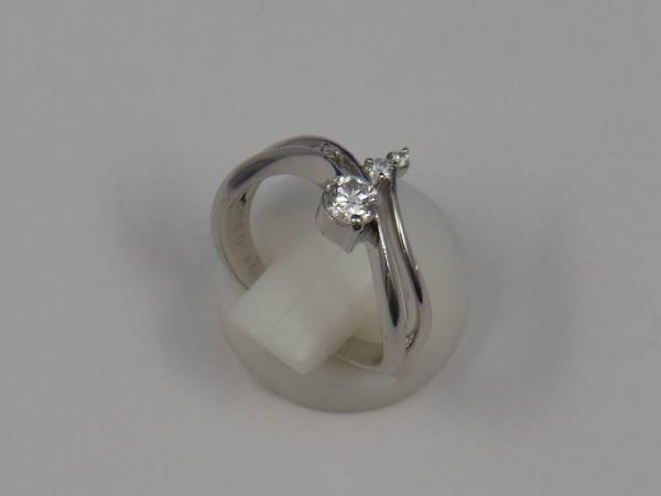 プラチナ　PT　ダイヤモンドリング　0.318ct 0.04ct　＃12　送料無料　1649_画像3