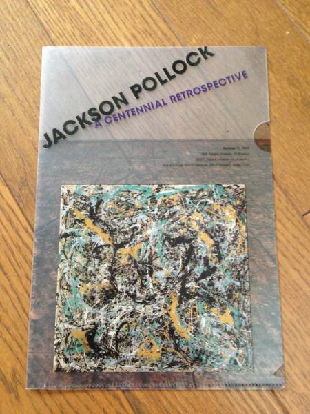ジャクソン・ポロック　Jackson Pollock　クリアファイル_画像1