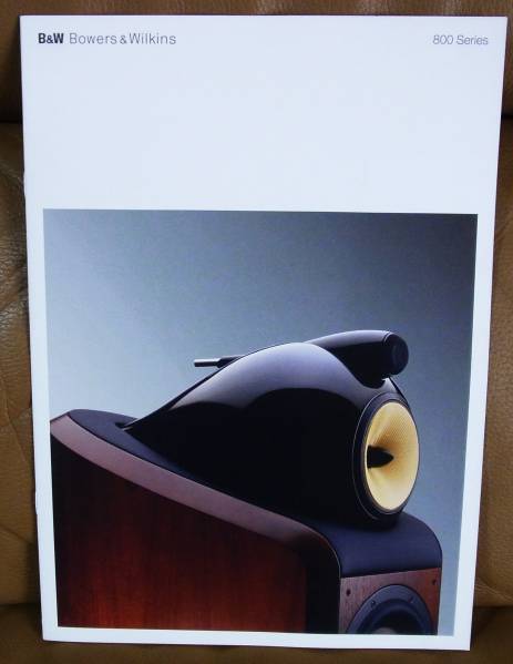 [ free shipping ]* catalog only * B&W speaker 800 series 2005 year catalog 1 part 