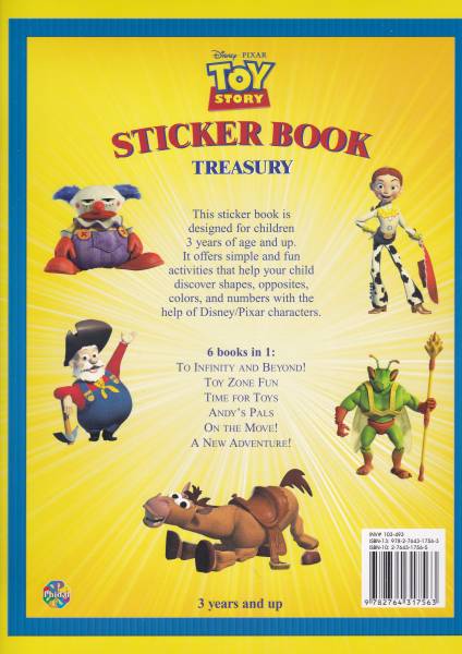 Disney Pixar Toy Story Sticker(350枚以上！） Book Treasury_画像2