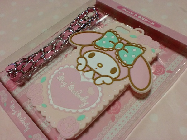 iPhone6 専用　マイメロディ カバー ネックストラップ付 347　サンリオ Hello Kitty Sanrio _画像1