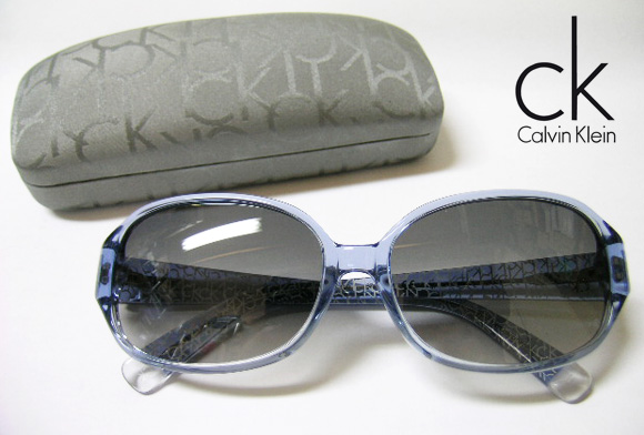 半額 CK Calvin Klein カルバンクライン 正規品サングラス CK4210SA-199 クリア ブルー 新品