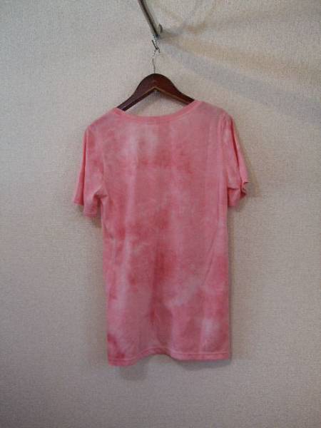heather розовый окраска узор футболка (USED)72014