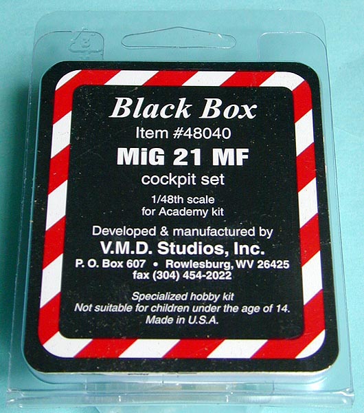 1/48 ブラックボックス MiG-21MF レジン製コクピット