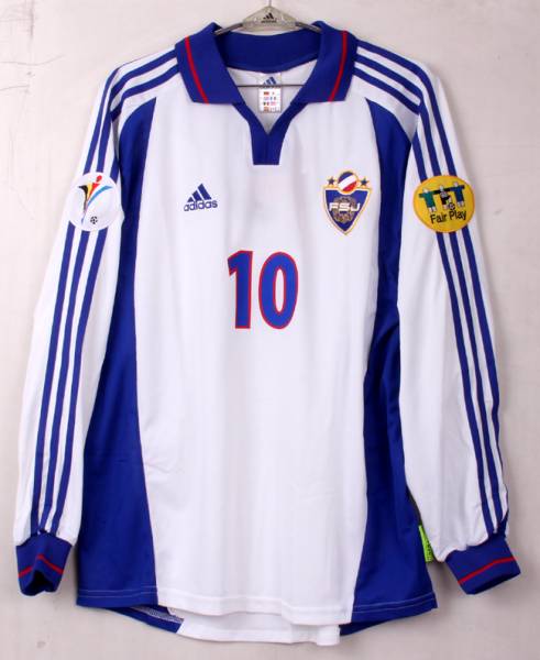 EURO2000ユーゴスラビア(A)#10 ストイコビッチ 選手用長袖 ユーロ00 正規 L
