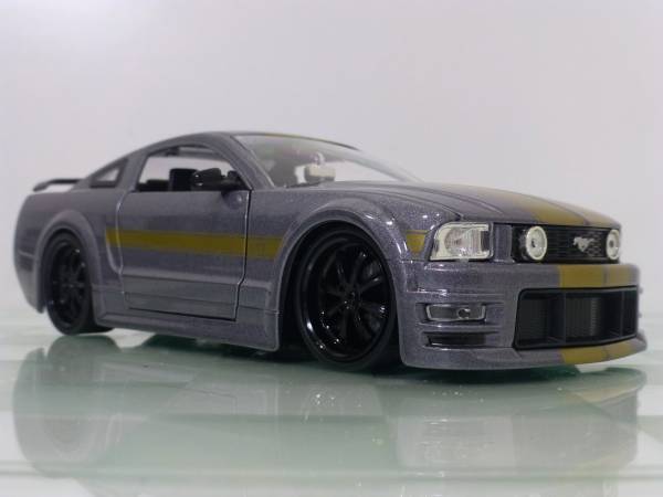  modified #JADA TOYS 1/24 2006 FORD MUSTANG GT GRAY# Ford Mustang 60
