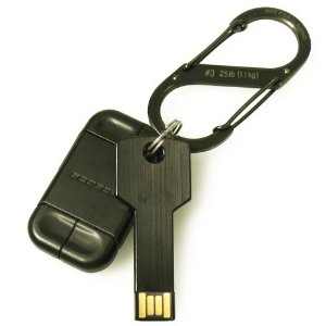送込 iamaKey タイプ フラッシュ USBメモリ 8GB ブラック_画像3